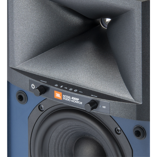 4305P Studio Monitor - Brown - Powered Bookshelf Loudspeaker System - Detailshot 3